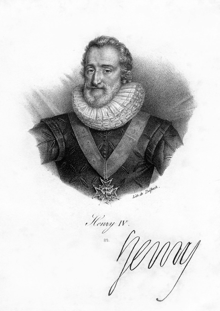 Henrik IV av Frankrike, 1553-1610. av Delpech
