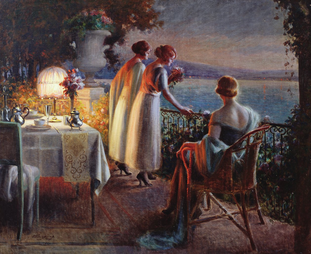 På balkongen av Delphin Enjolras