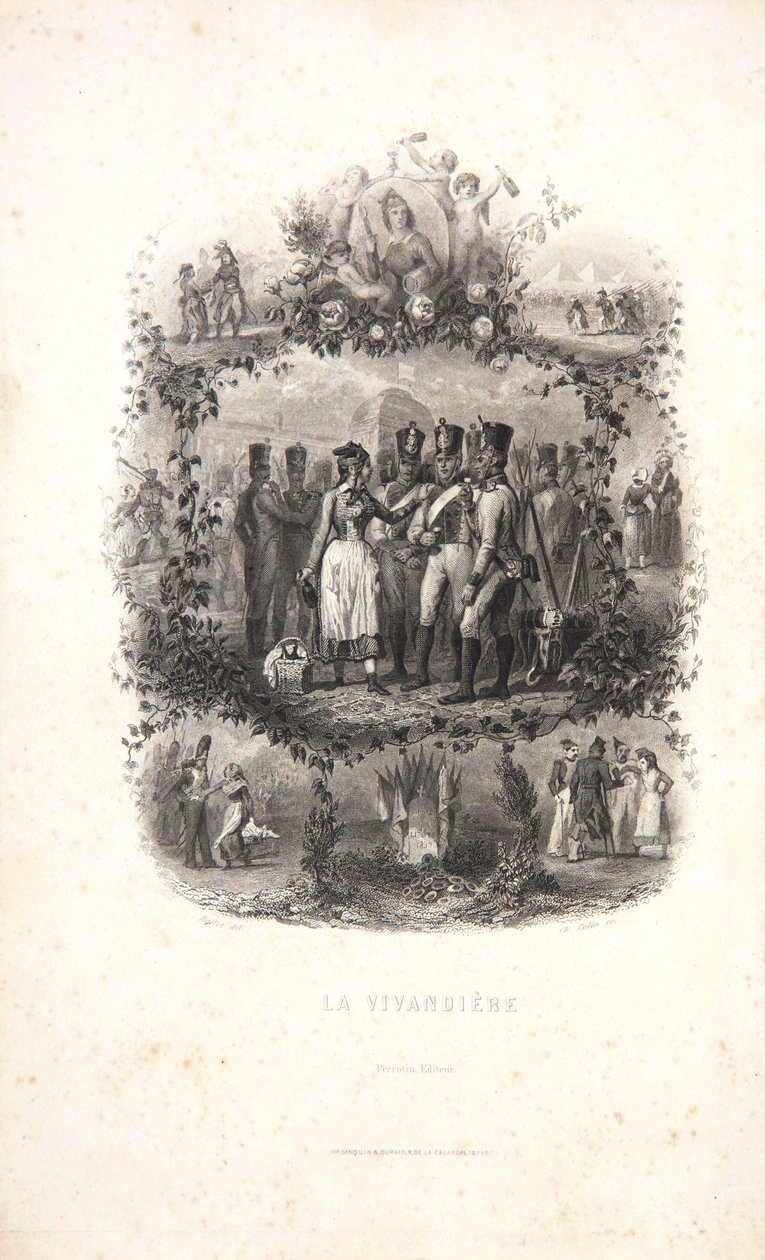Vivandiere av Denis Auguste Marie Raffet