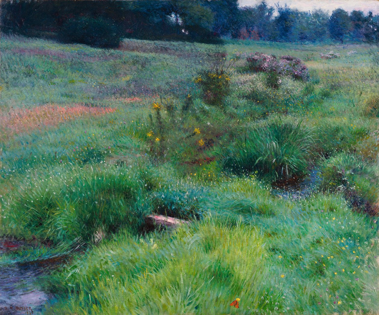 The Brook i Medfield av Dennis Miller Bunker