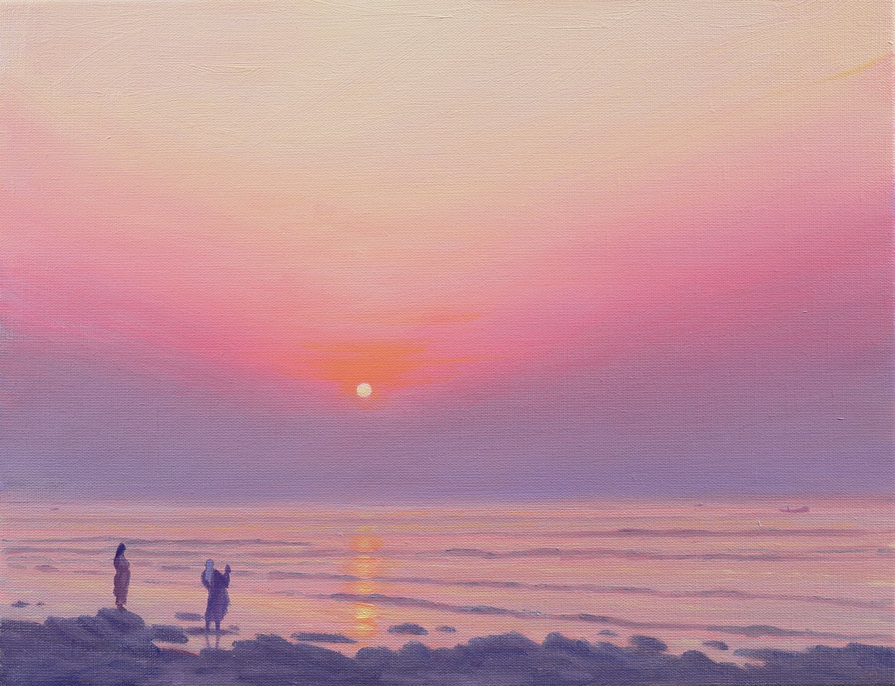 Skymning vid Kochi av Derek Hare