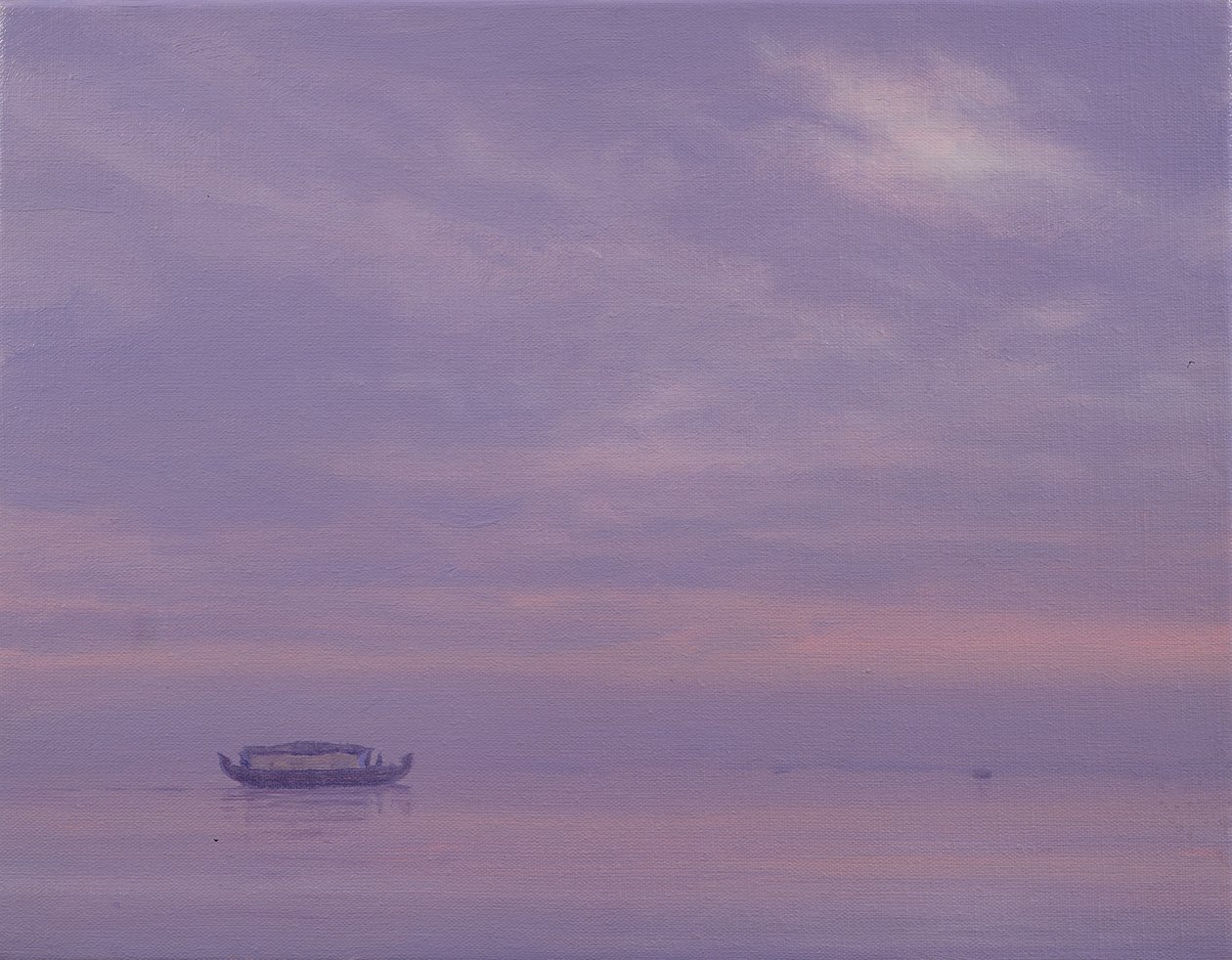 Fiskebåt på Vembanad Lake, Kerala av Derek Hare