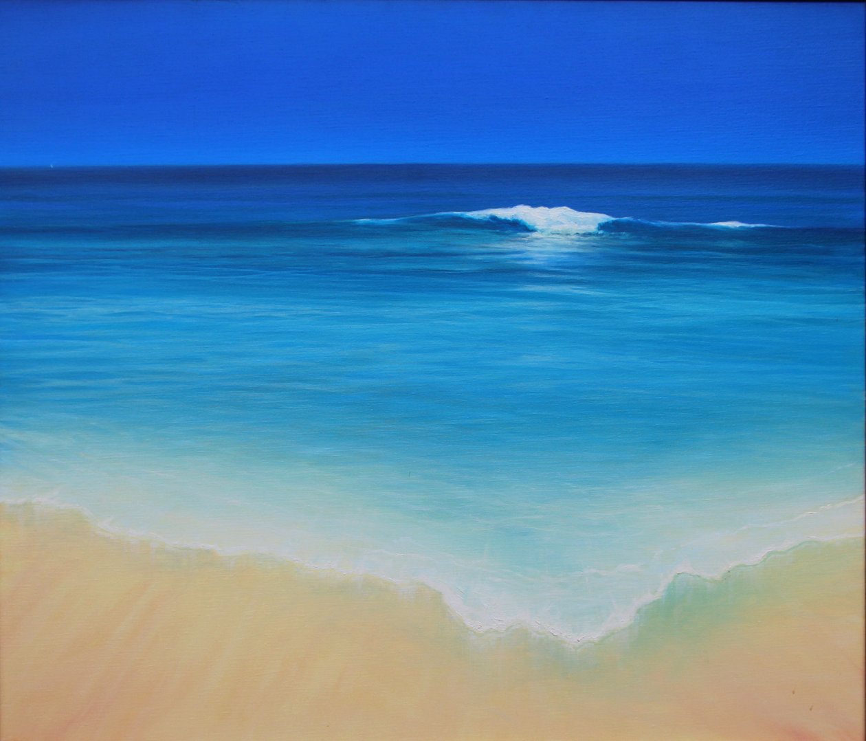 Incoming Wave, 2000 (Oil on Canvas) av Derek Hare