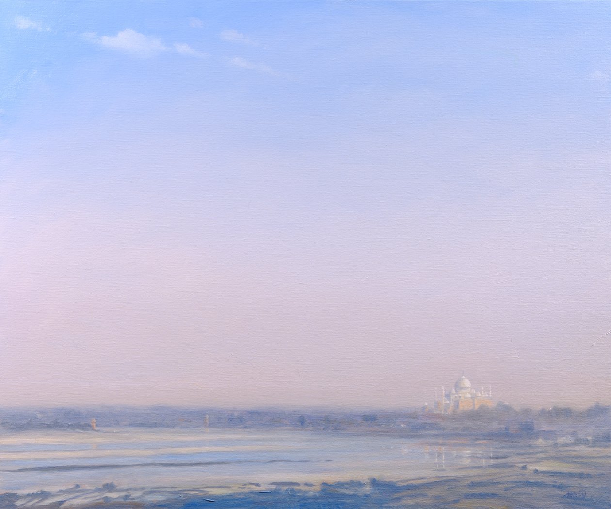 Taj Mahal från Agra Fort av Derek Hare