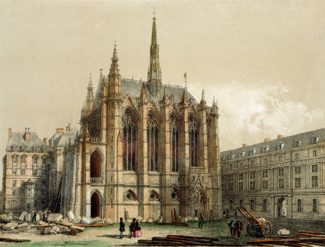 Sainte Chapelle, Paris av Deroy