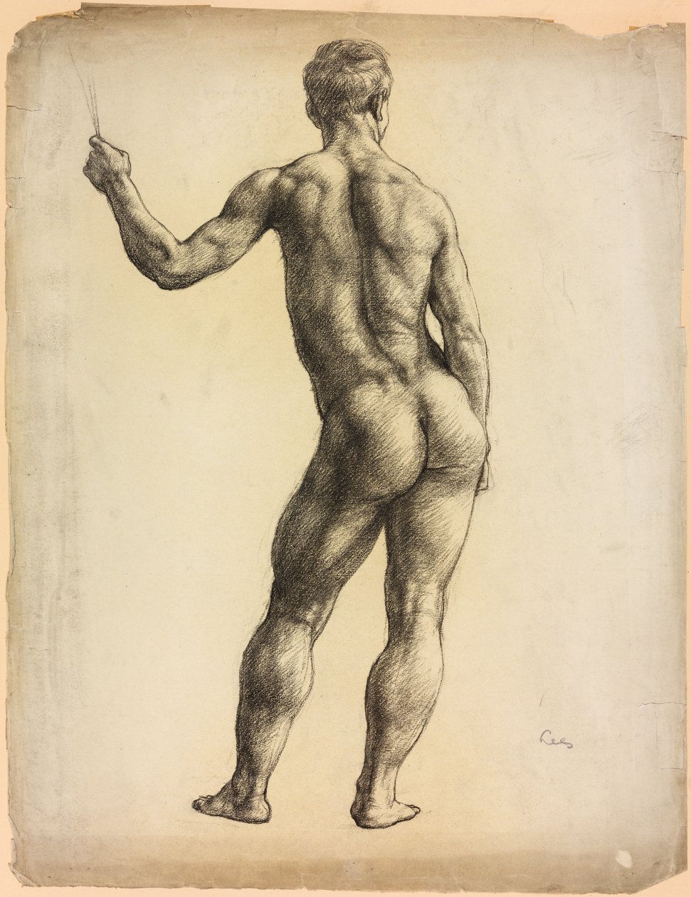 En studie av en manlig figur av Derwent Lees