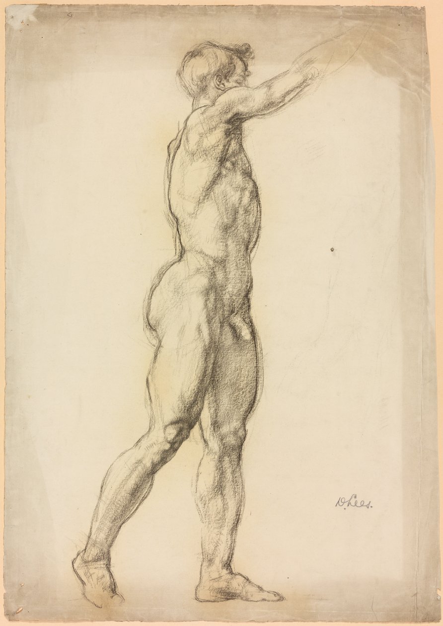 En studie av en manlig figur av Derwent Lees