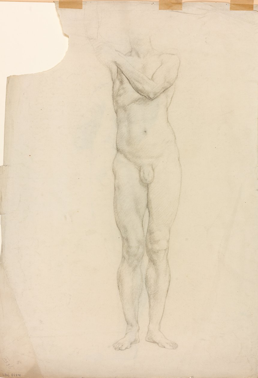 En studie av en manlig figur av Derwent Lees