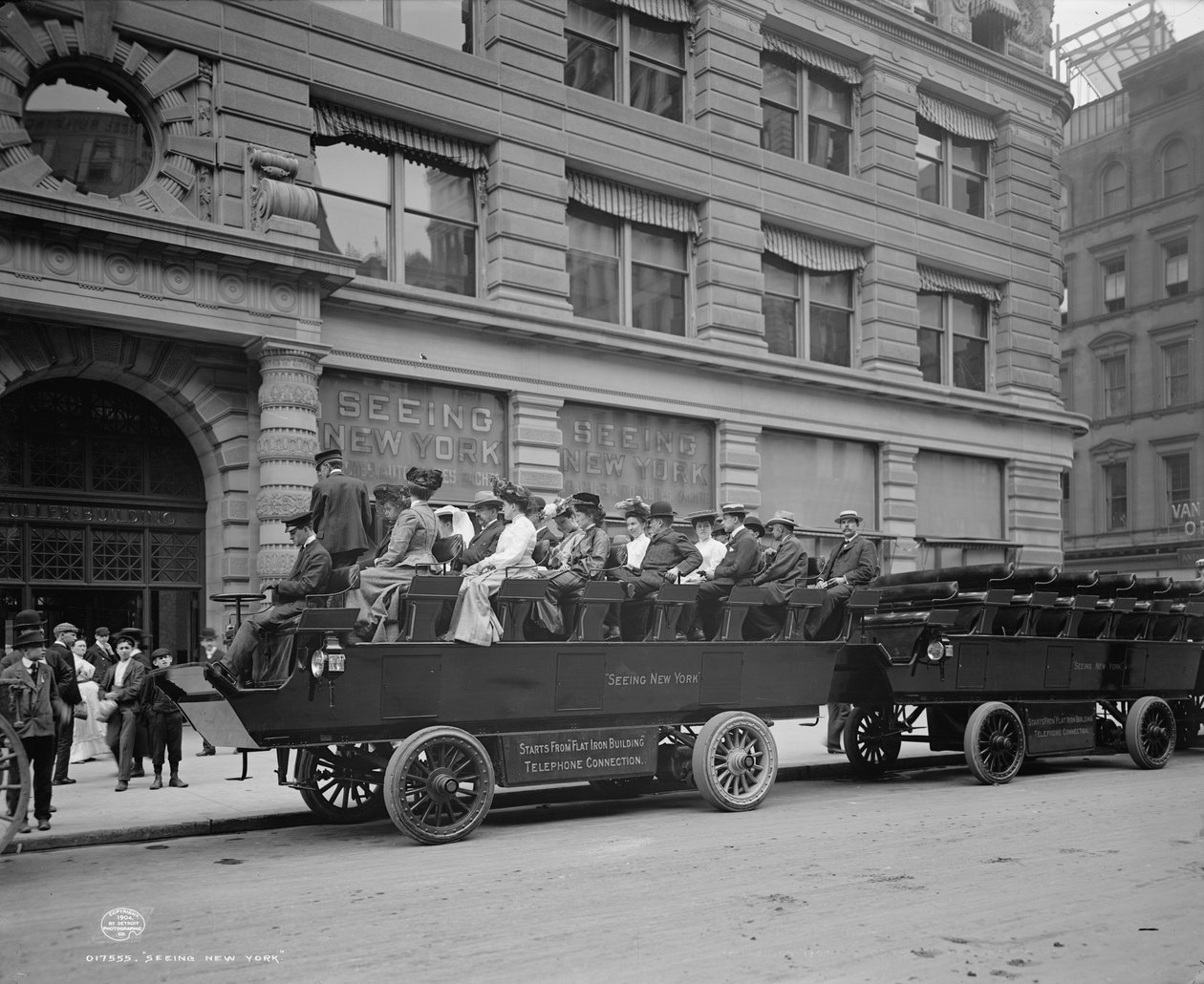 Att se New York, 1904 av Detroit Publishing Co.