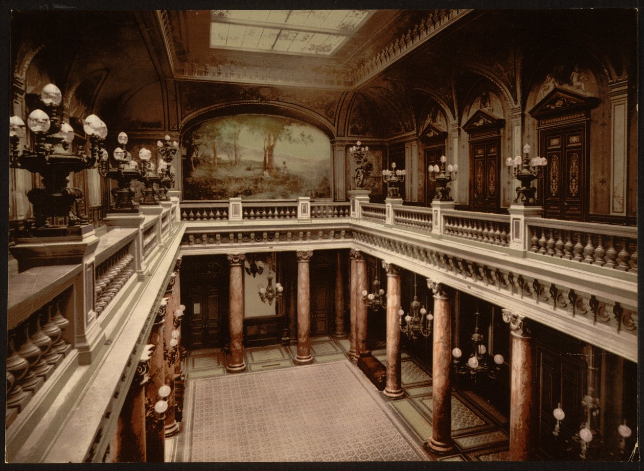 Kasinoingång, Atrium, Monte Carlo, Rivieran av Detroit Publishing Co.
