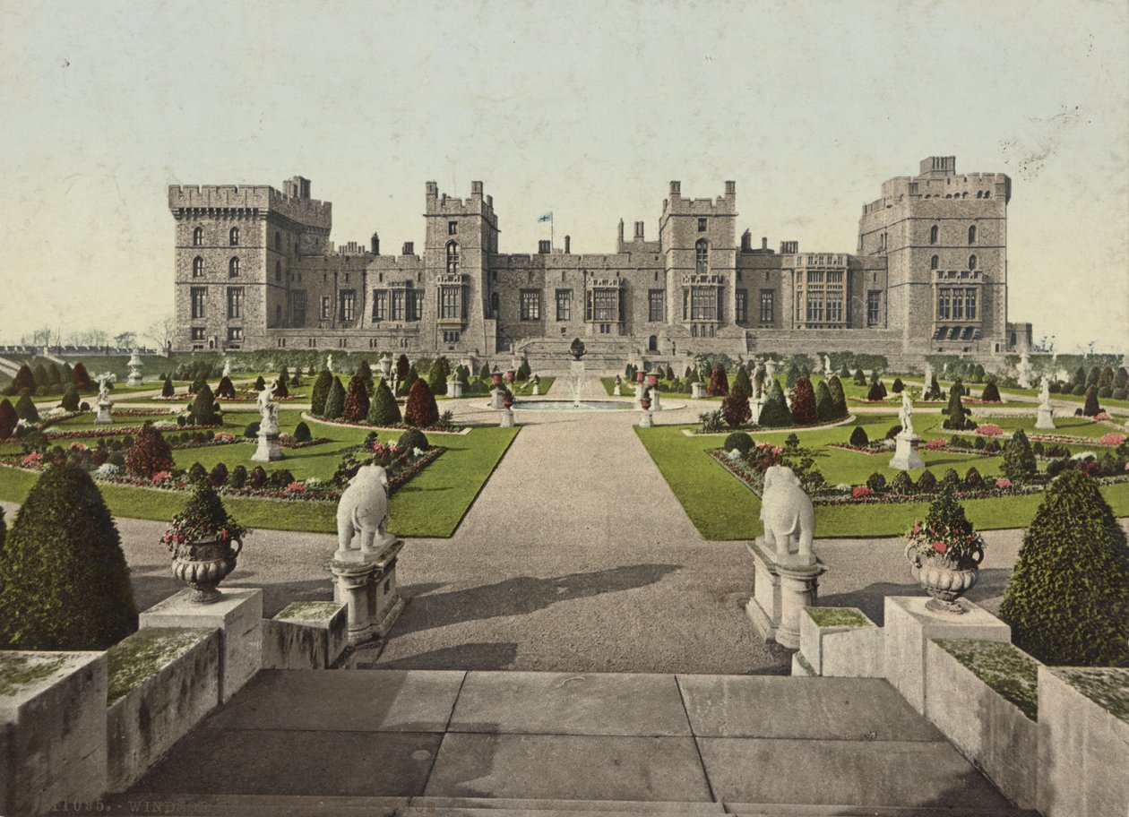 Windsor Castle East Terrace, ca 1900 av Detroit Publishing Co.