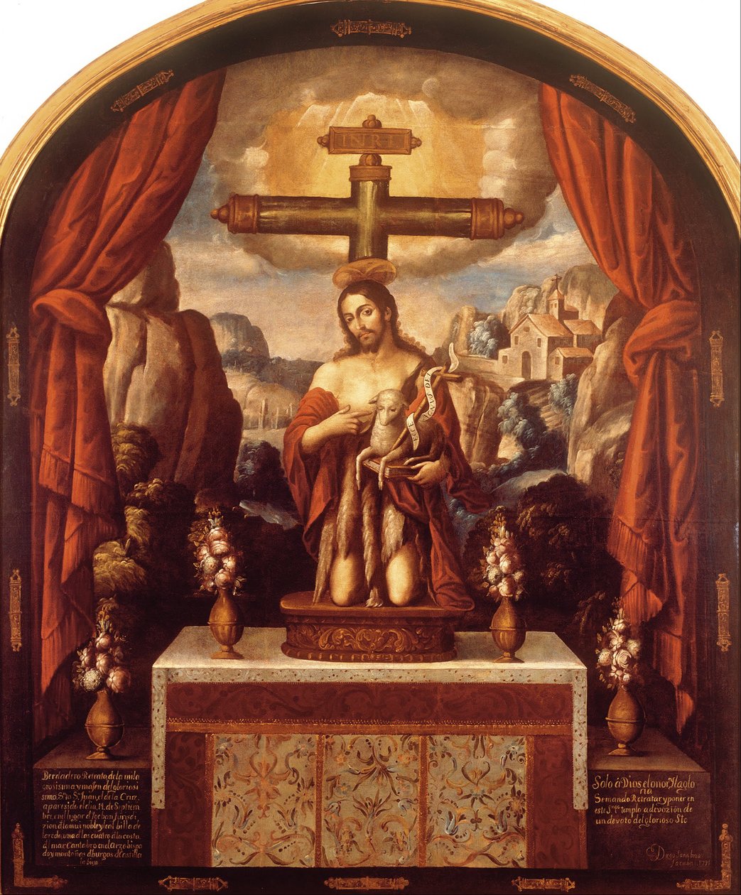 Saint John of the Cross av Diego de Sanabria