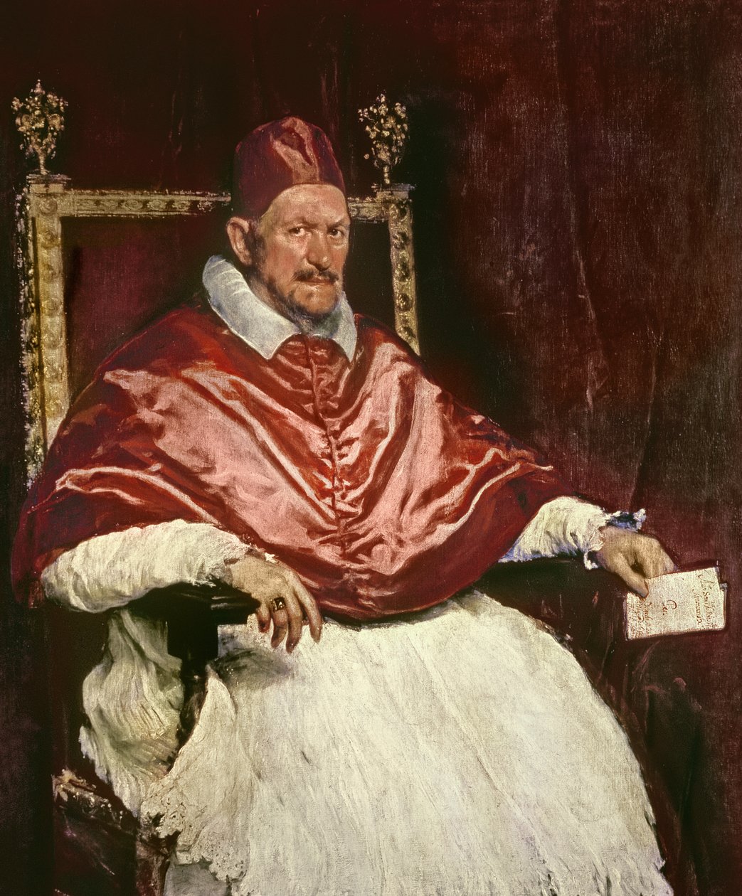 Porträtt av påven Innocentius X (1574-1655), 1650 av Diego Velázquez