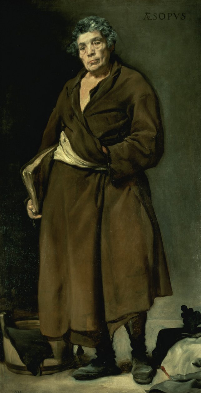 Aesop, 1640 swed av Diego Velázquez