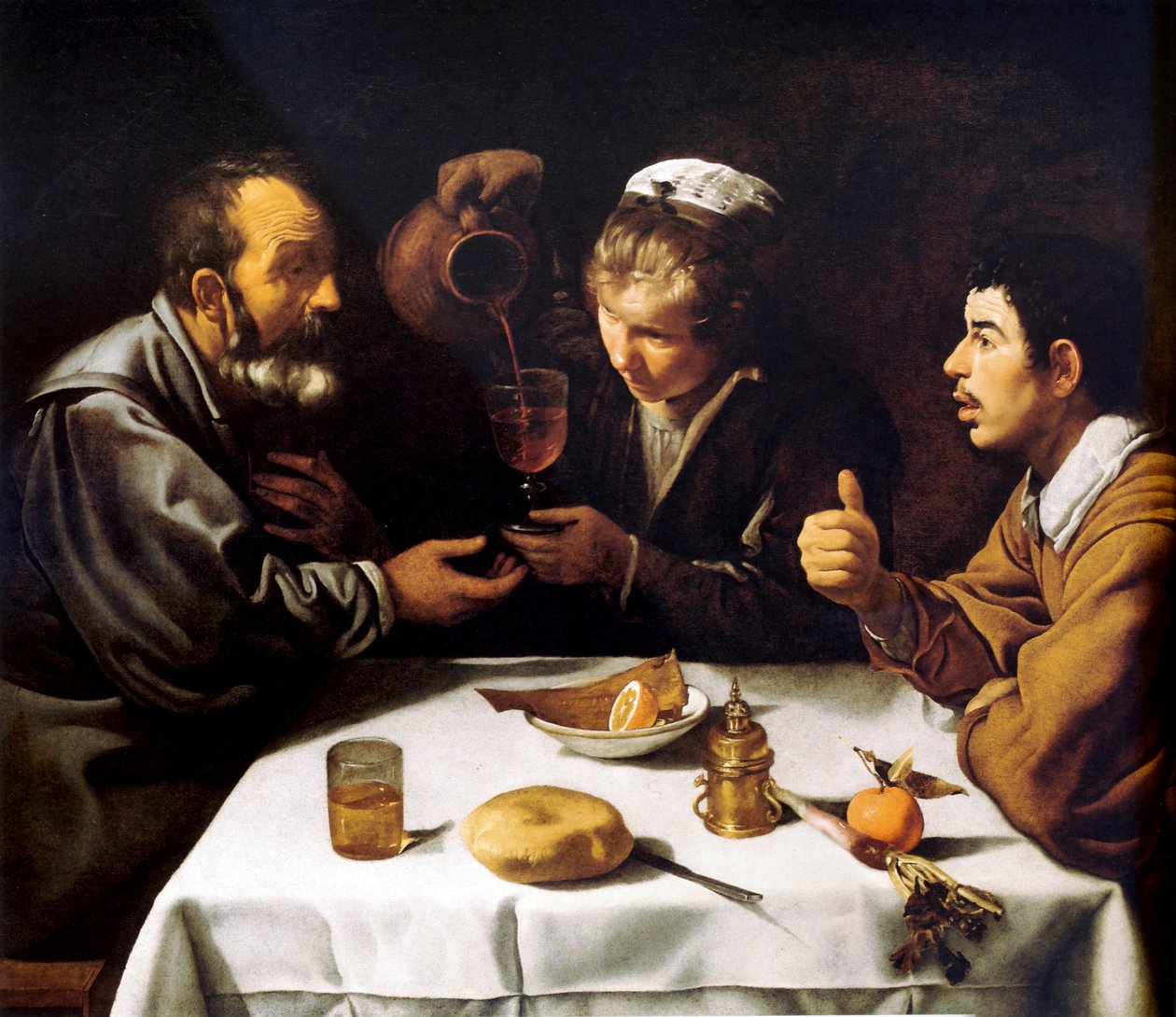 El almuerzo av Diego Velázquez