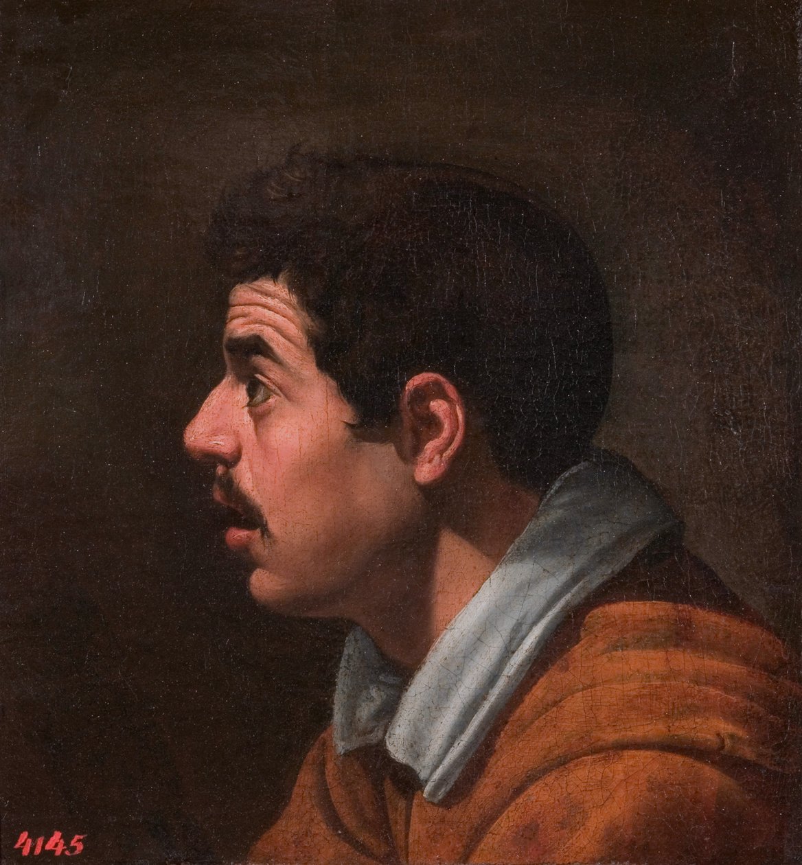 Hombre de perfil av Diego Velázquez