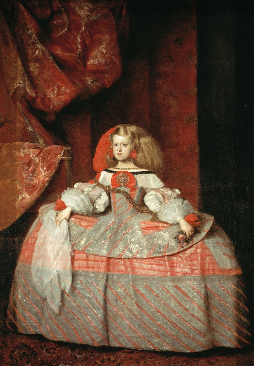 Infanta Margarita Teresa in a Pink Dress av Diego Velázquez