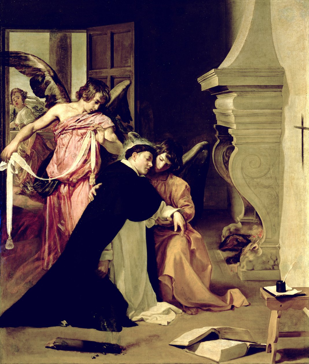Frestelse av St. Thomas Aquinos av Diego Velázquez