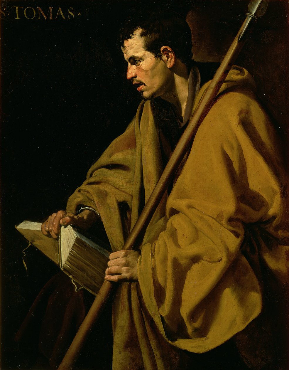 Apostlen Sankt Thomas, ca. 1619-20 swed av Diego Velázquez
