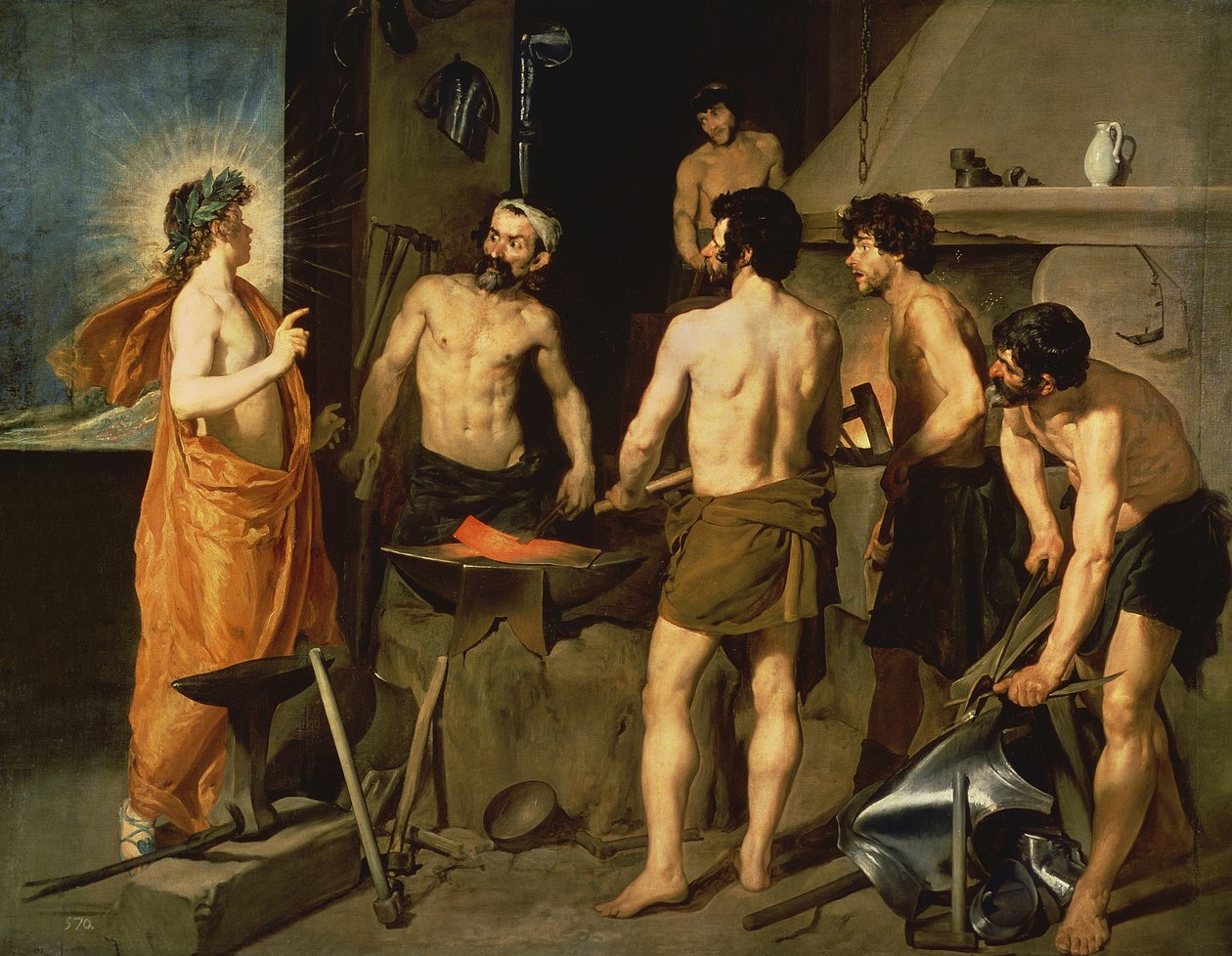 Vulcans smedja, 1630 av Diego Velázquez