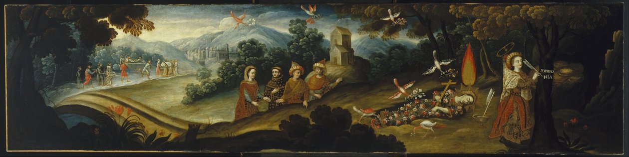 Legenden om Santa Sophronia av Diego Quispe Tito