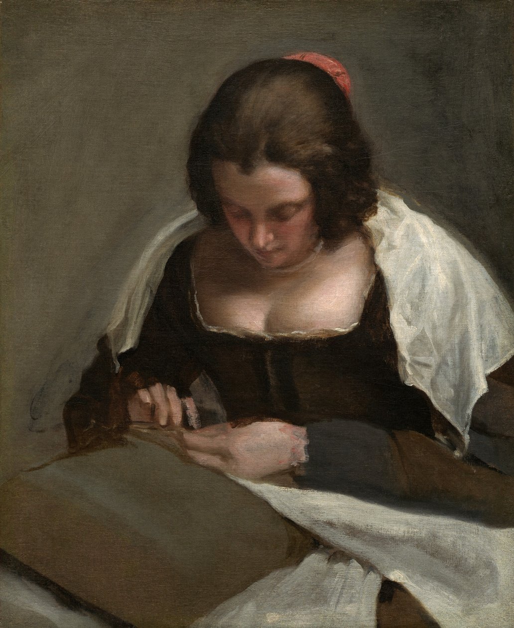 The Needlewoman, ca. 16401650. av Diego Velasquez