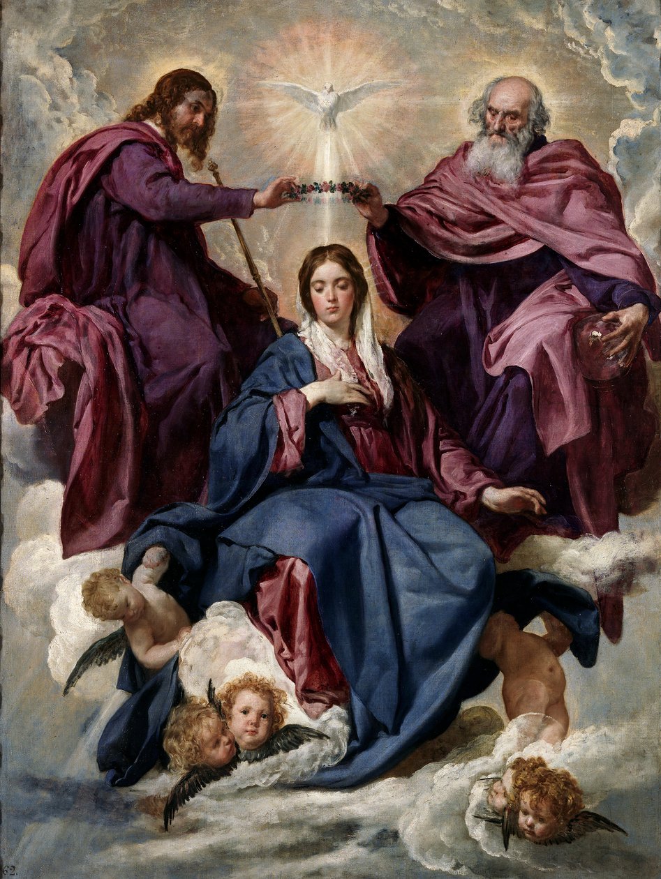 Kröning av Jungfru Maria av Diego Velázquez
