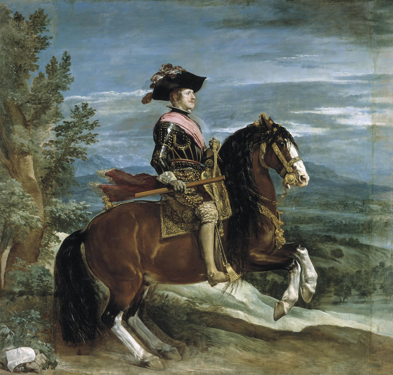 Ridsporträtt av Filip IV av Diego Velázquez