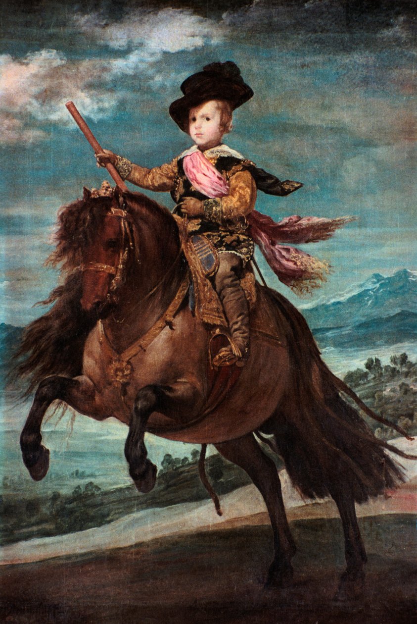 Prins Baltasar Carlos till häst, 1635-36. av Diego Velázquez