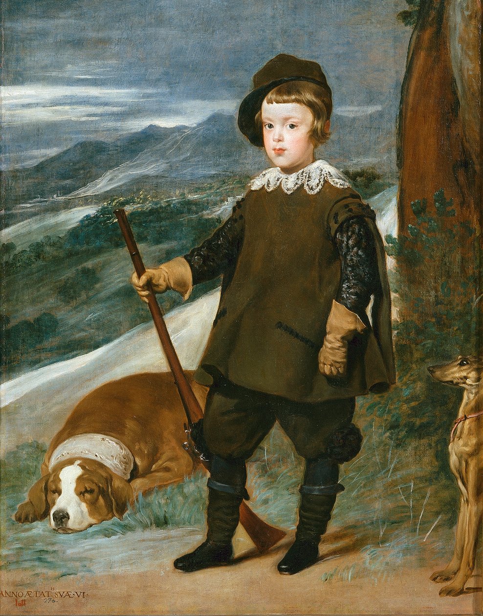 Prins Balthasar Charles som jägare av Diego Velázquez