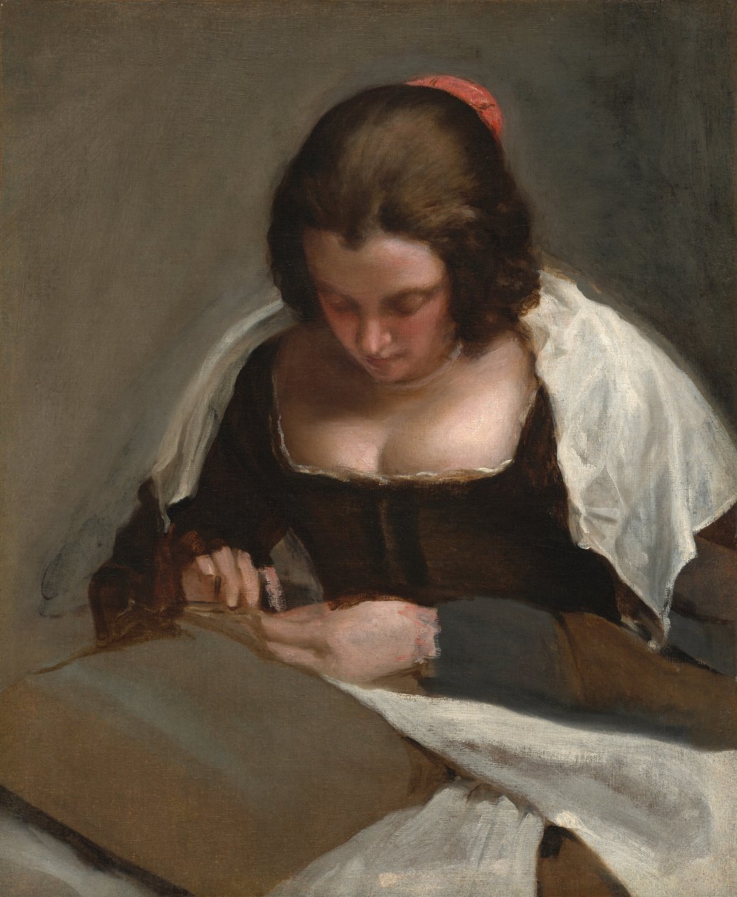 Nålkvinnan av Diego Velázquez