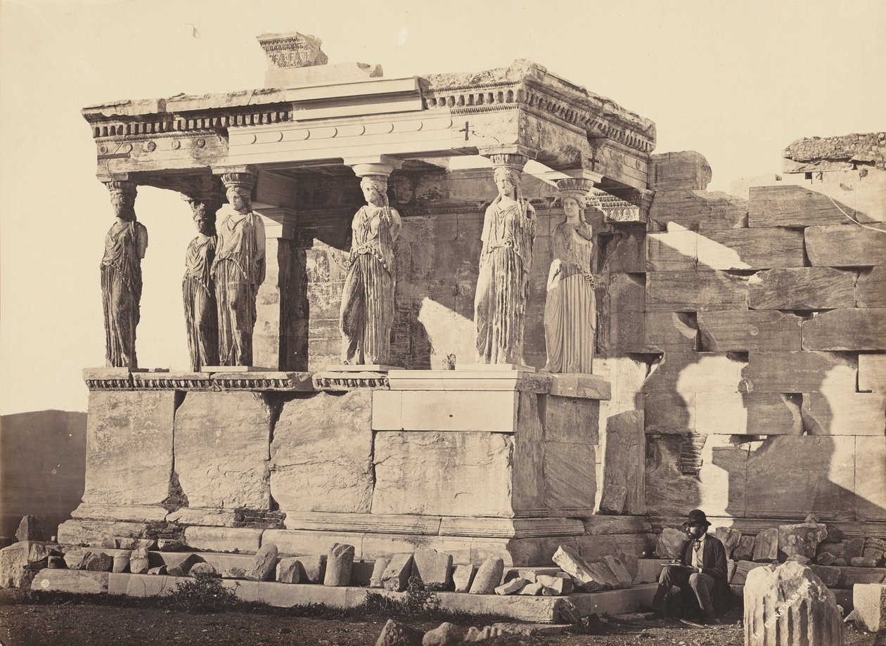 Caryatiderna,1860-1865 (foto) av Dimetrius Constantine