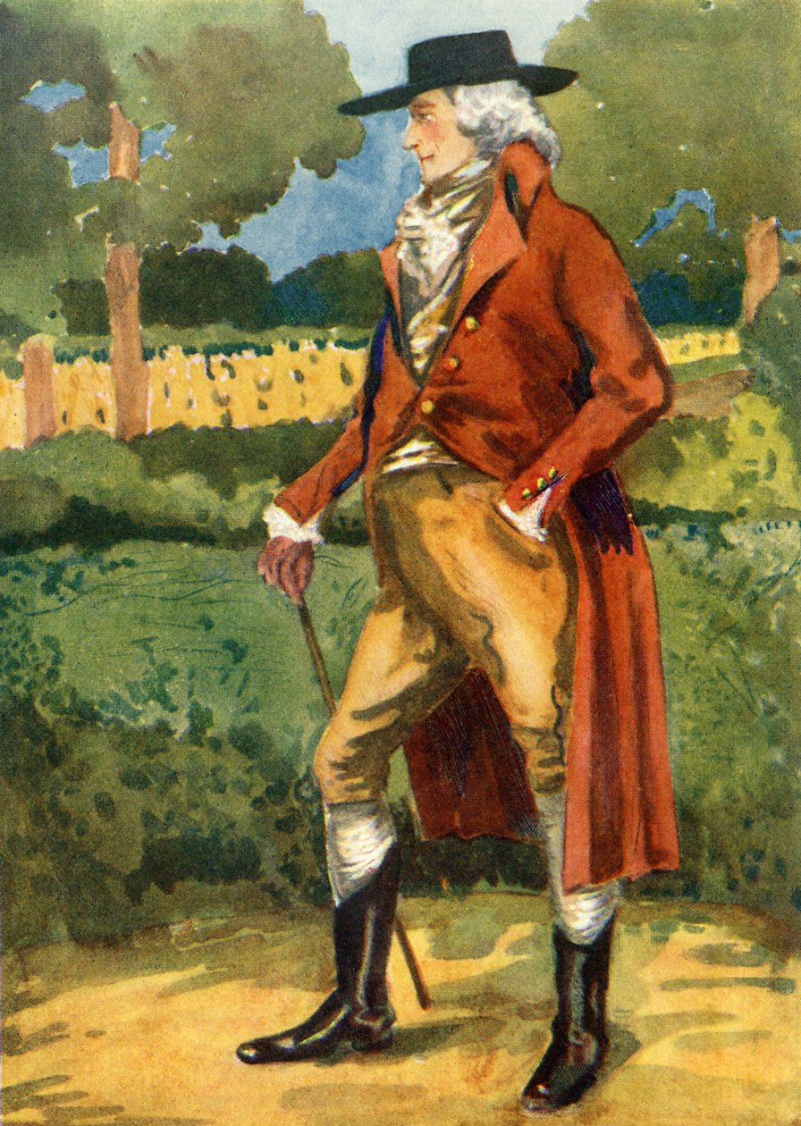 Mans kostym under George III:s regeringstid (1760-1820) av Dion Clayton Calthrop
