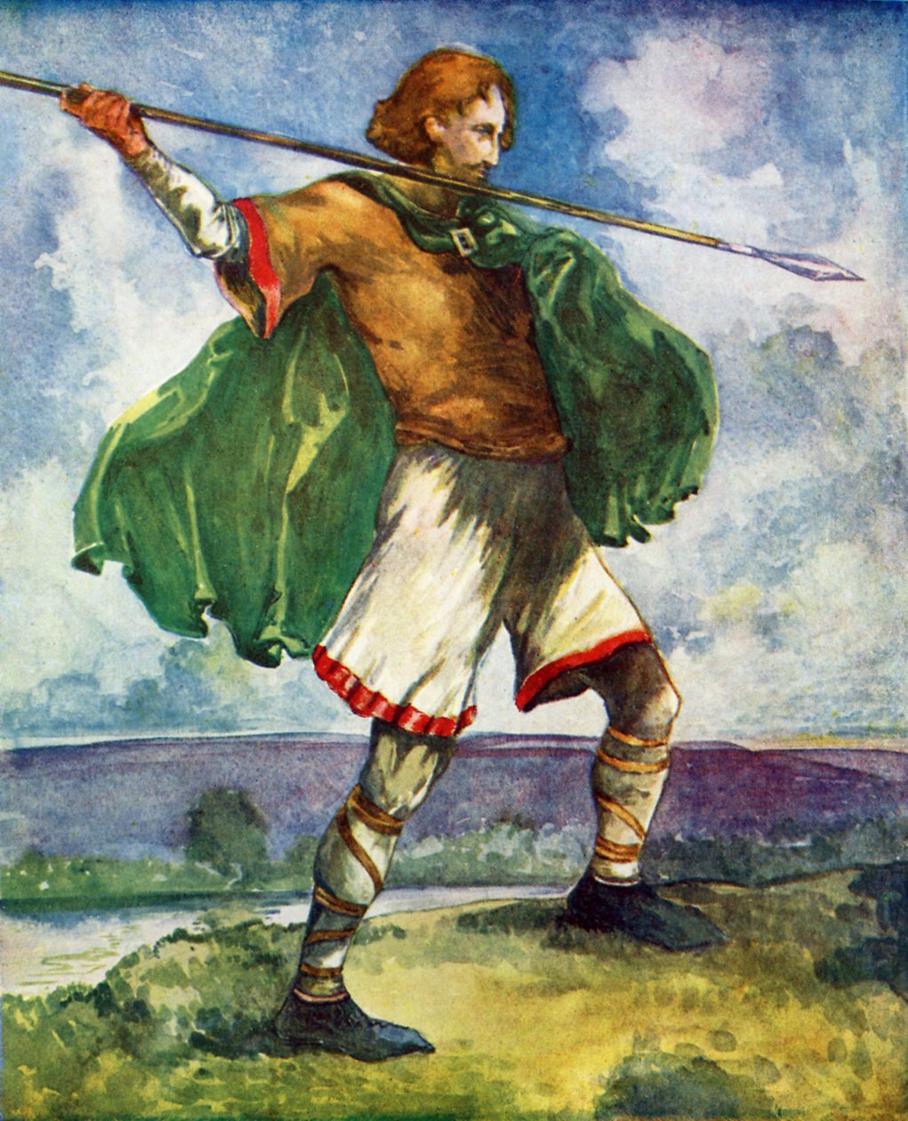 Mans dräkt under Vilhelm II:s regering (1087-1100) av Dion Clayton Calthrop