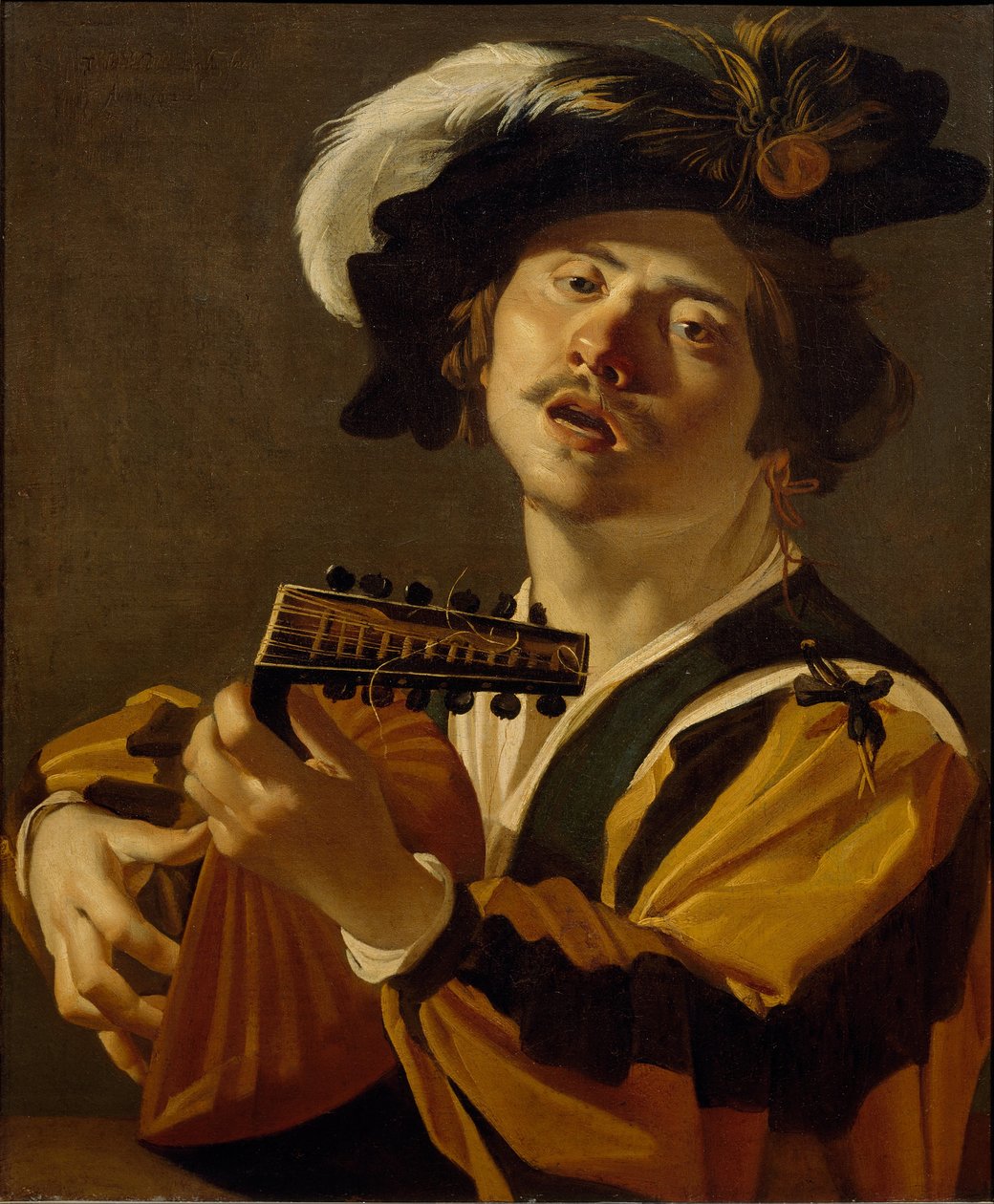 The Lute Player av Dirck van Baburen