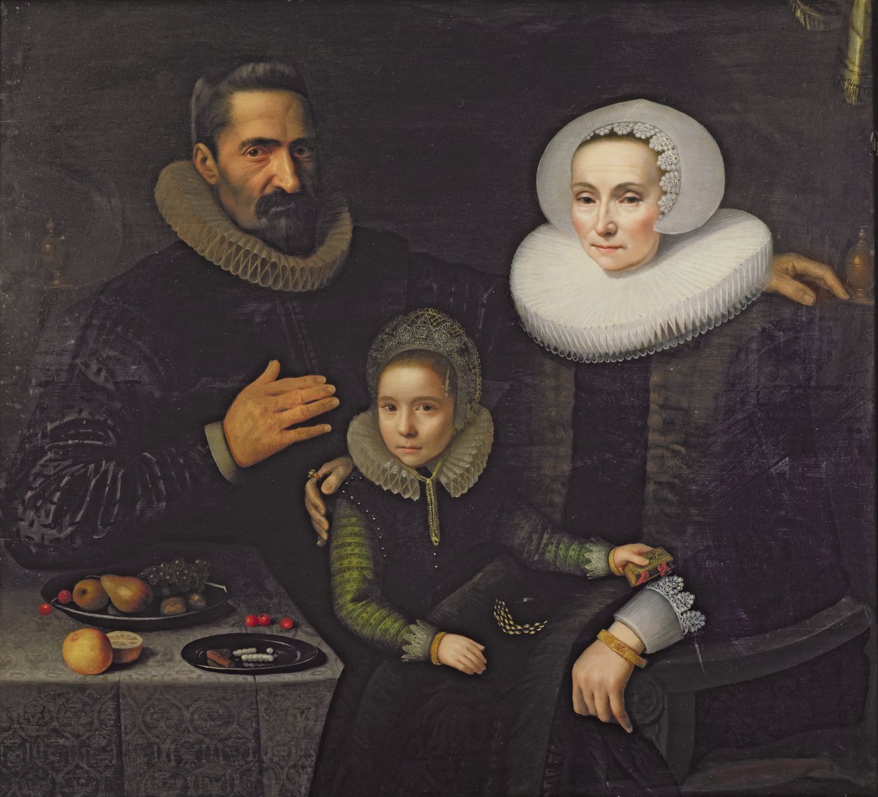 Familjeporträtt av Dirck Santvoort