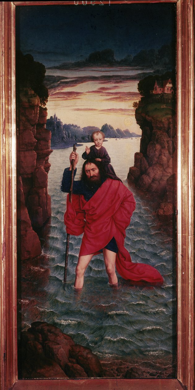 Sankt Christopher av Dirck Bouts