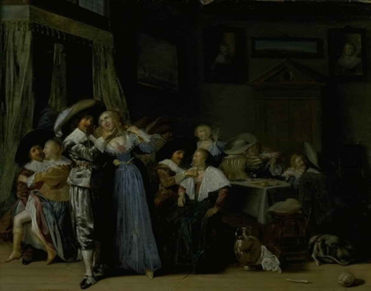 Glad sällskap av Dirck Hals
