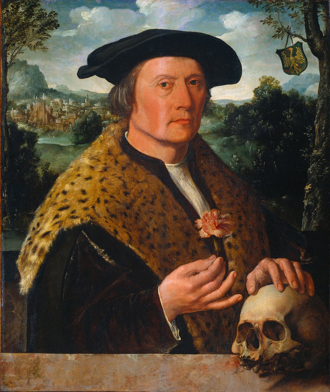 Porträtt av Pompeius Occo 1483-1537, 1531 av Dirck Jacobsz