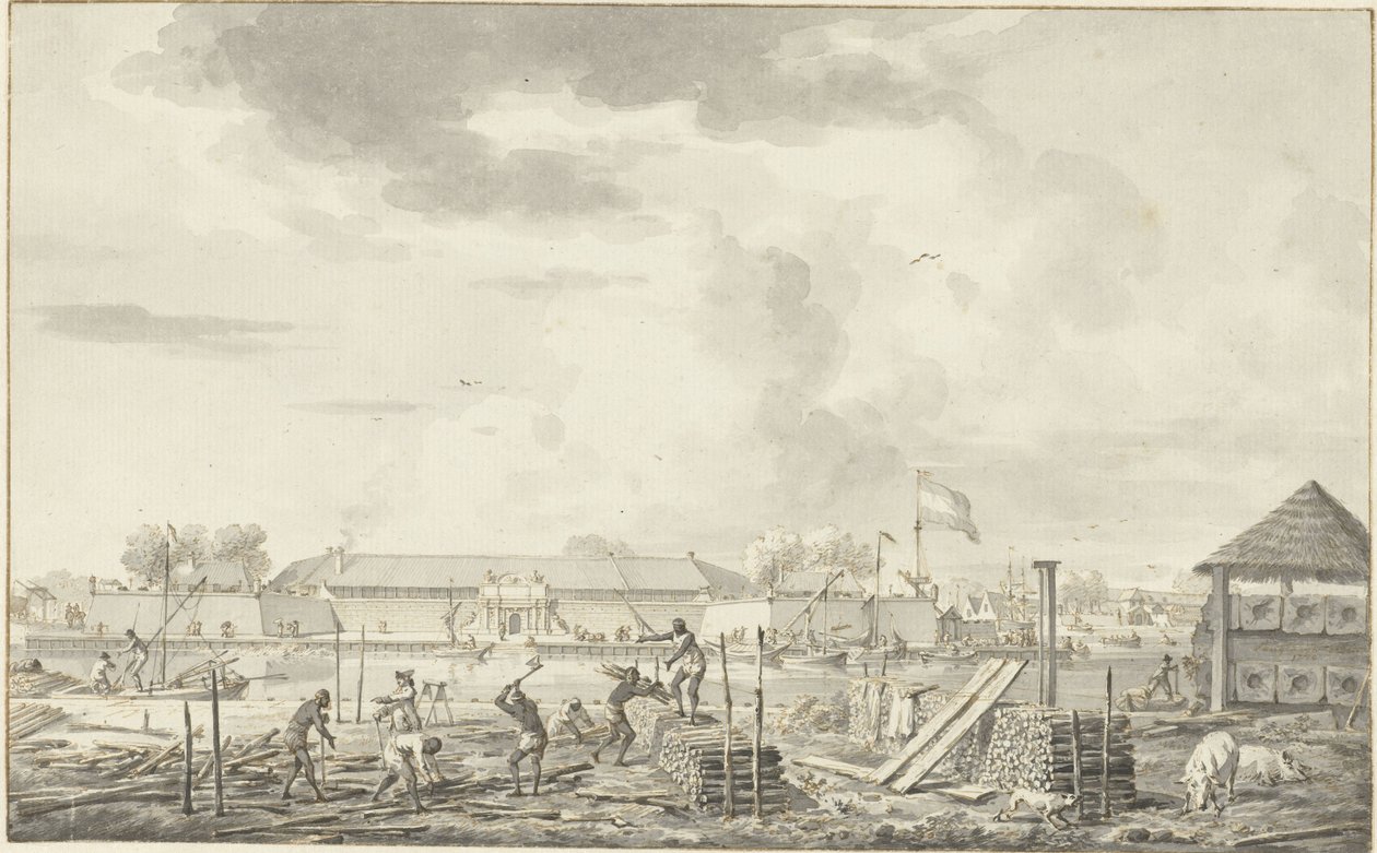 Slottet i Batavia av Dirk Langendijk