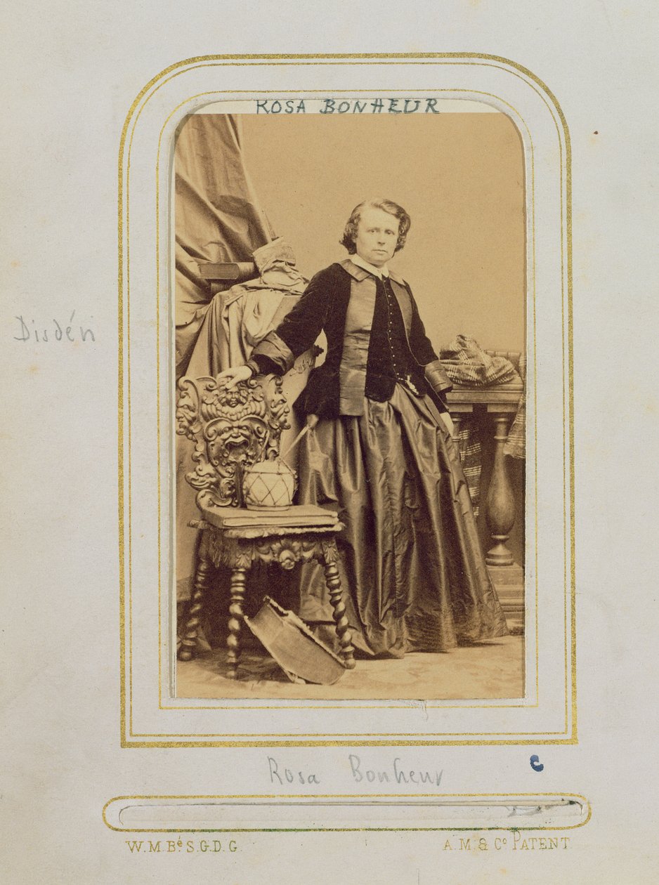 Porträtt av Rosa Bonheur (1822-99) av Disden