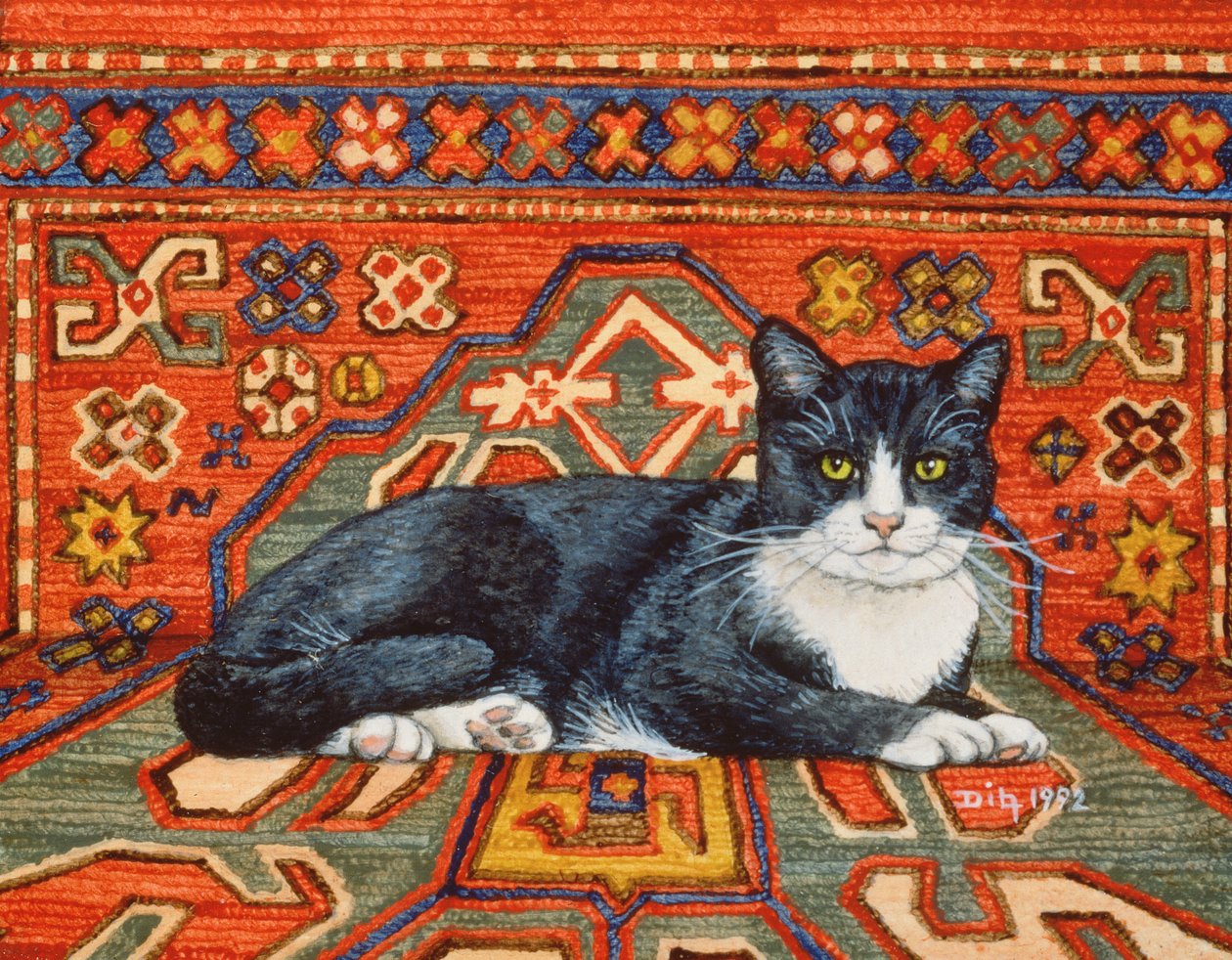 Second Carpet-Cat-Patch, 1992 av Ditz