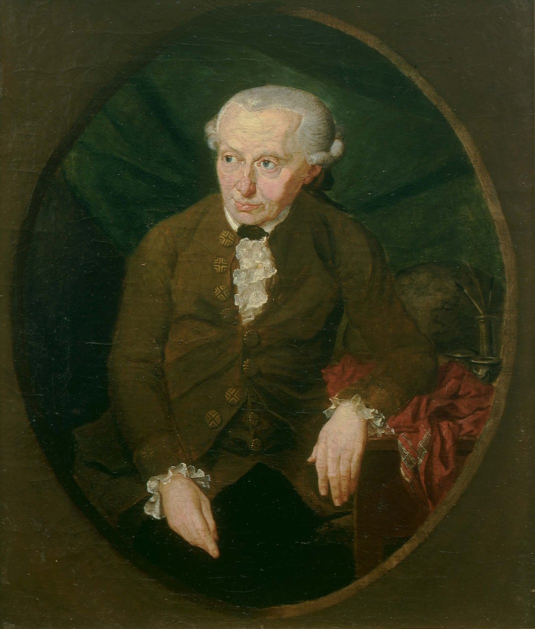 Porträtt av Immanuel Kant 1724-1804, 1791 av Doepler