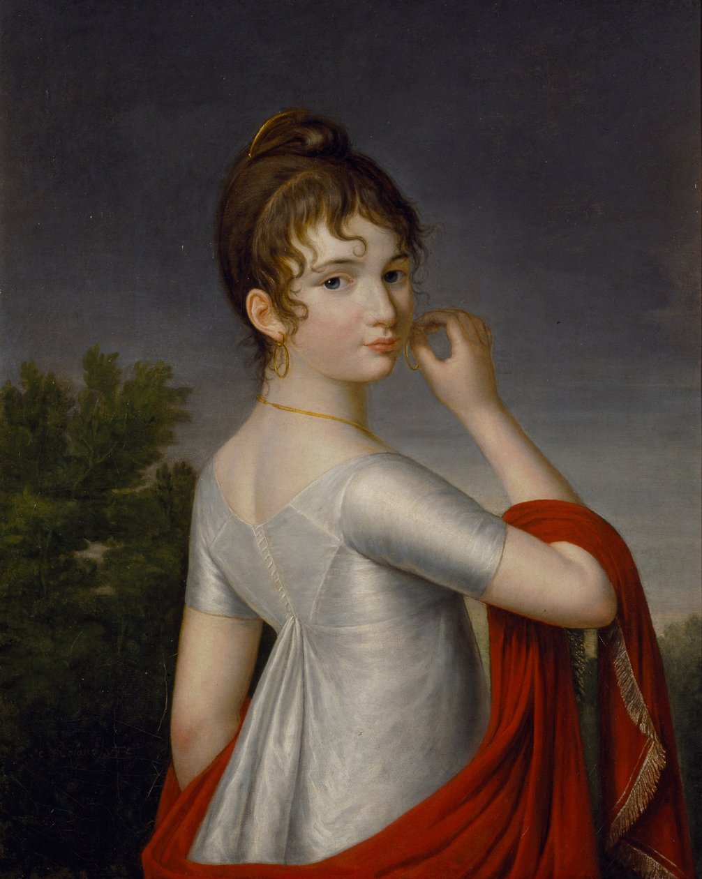Självporträtt, ca. 1810. av Dolgorukova