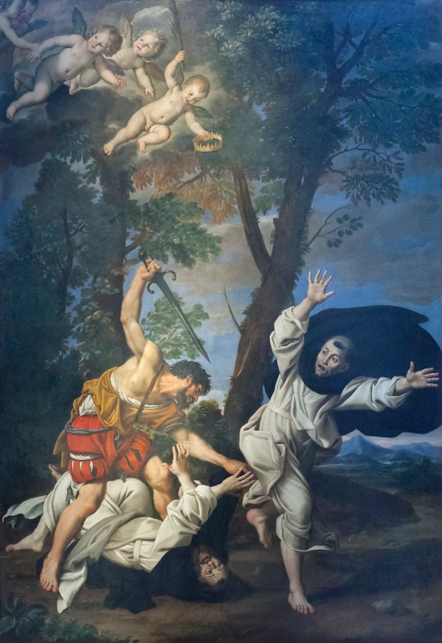 Sankt Petrus martyrium från Verona av Domenichino (1581 1641)
