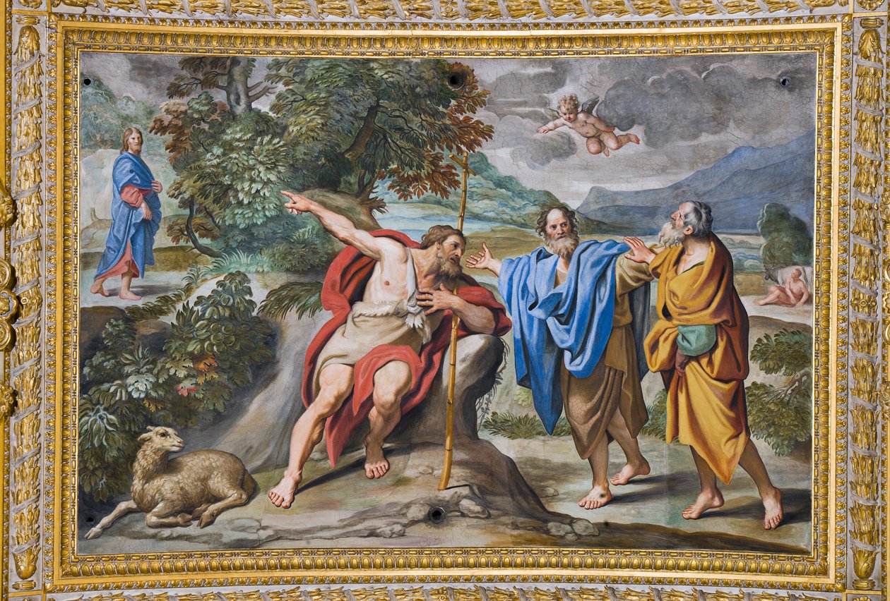 Aposteln Andreas första kallelse av Domenichino