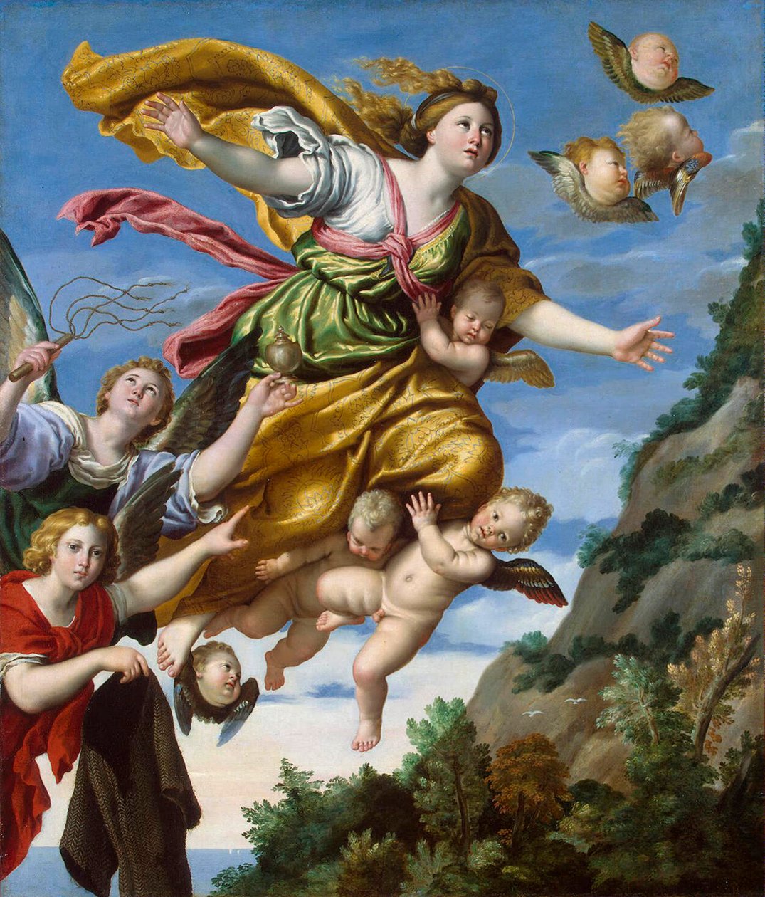 Maria Magdalena tagen upp till himlen
