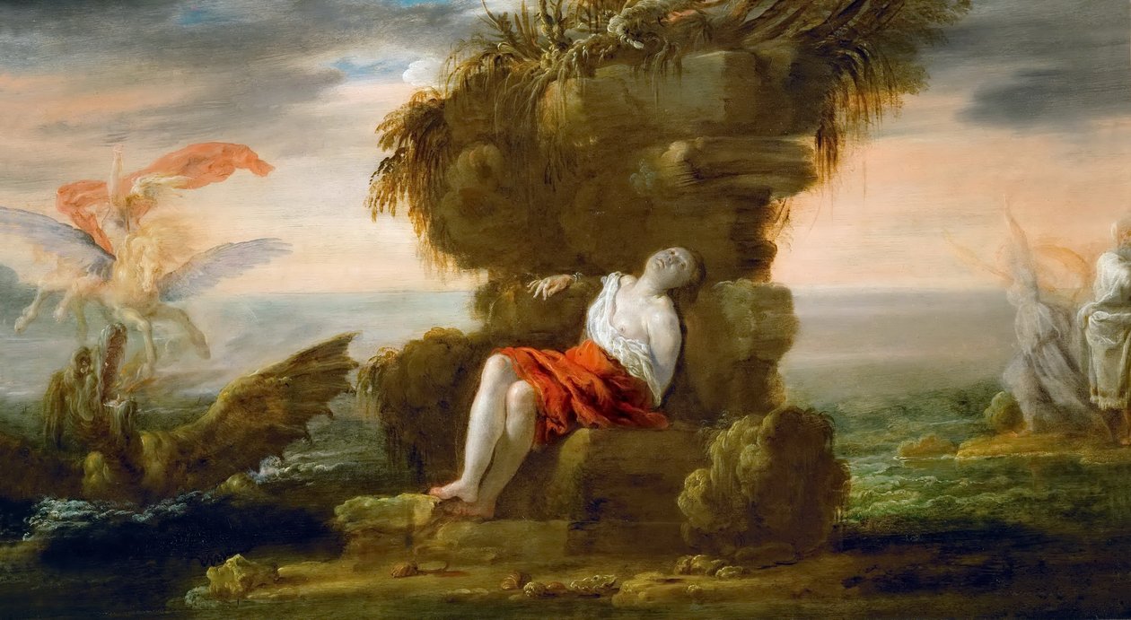  Perseus befreit Andromeda av Domenico Fetti or Feti