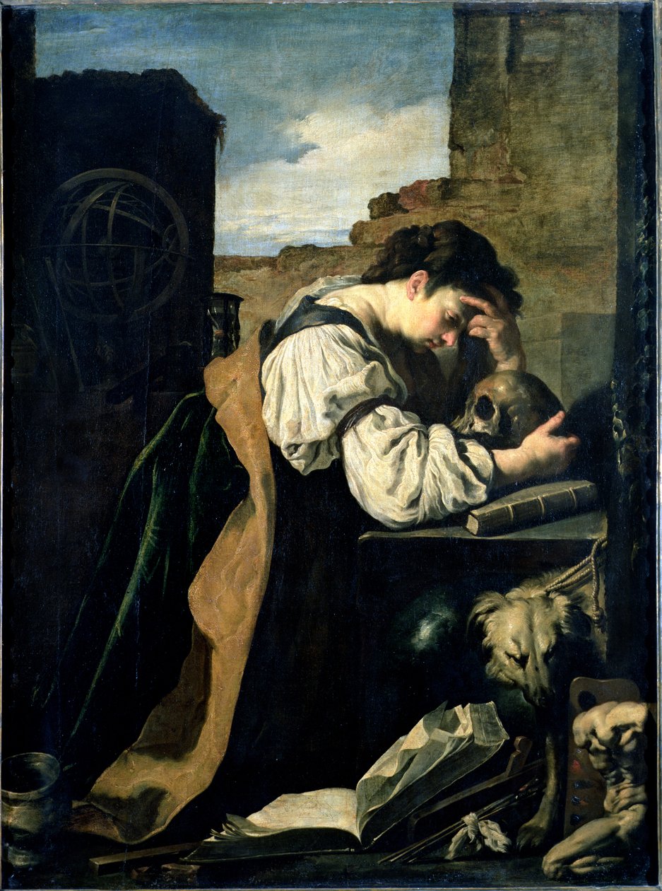 Melankoli av Domenico Fetti or Feti