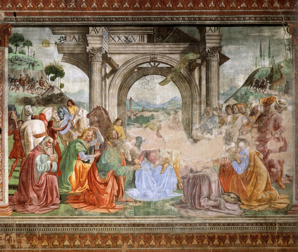 Tyska: De vises tillbedjan av Domenico Ghirlandaio